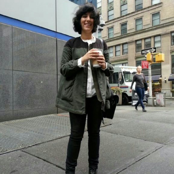 Zara swing a line jacket xs