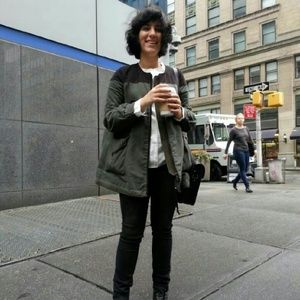 Zara swing a line jacket xs