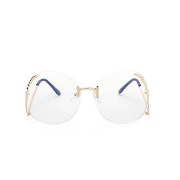 Rimless Granny 👵🏽inspired fashion eyeglasses
