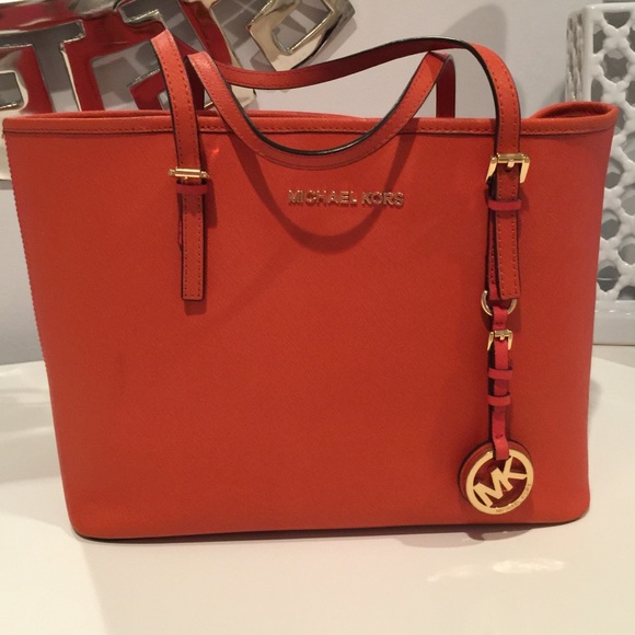 Michael kors Jet Set Saffiano small tote bag