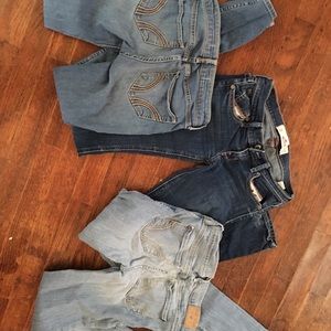 Hollis tee bundle of jeans