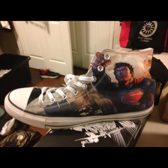 Superman Converse sneakers