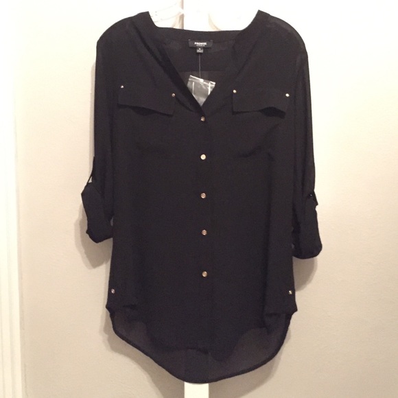 Black Portofino Top