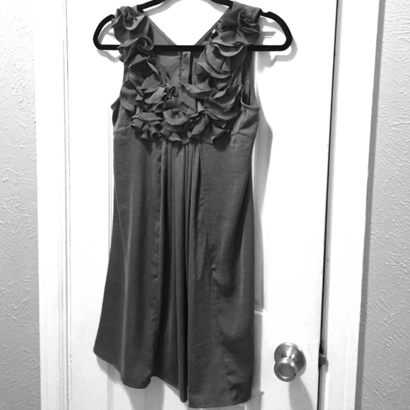 Charcoal Silk Dress, H&M