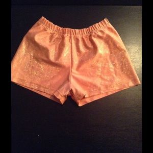 ORANGE SPARKLE SPANDEX!! MEDIUM