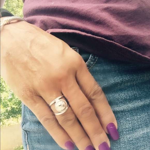 Jessica Elliot Metal Cabochon Ring