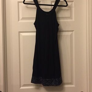 Black dress w/silver detail at bottom sz medium