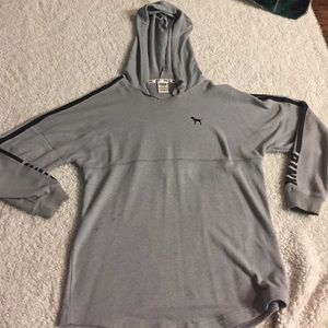 VS Pink Hooded Varsity Crew