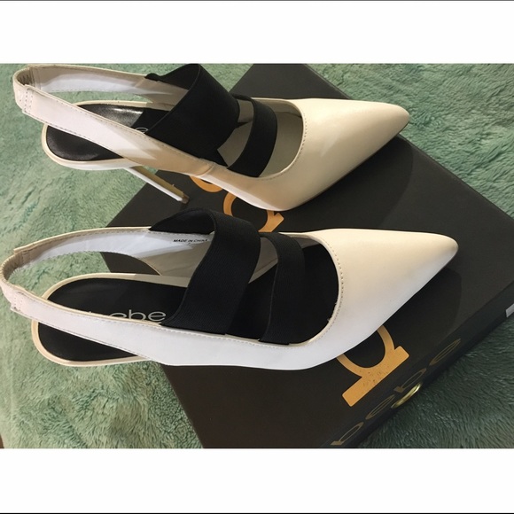 bebe Shoes - Bebe White Stilettos bebe Shoes - Bebe White Stilettos