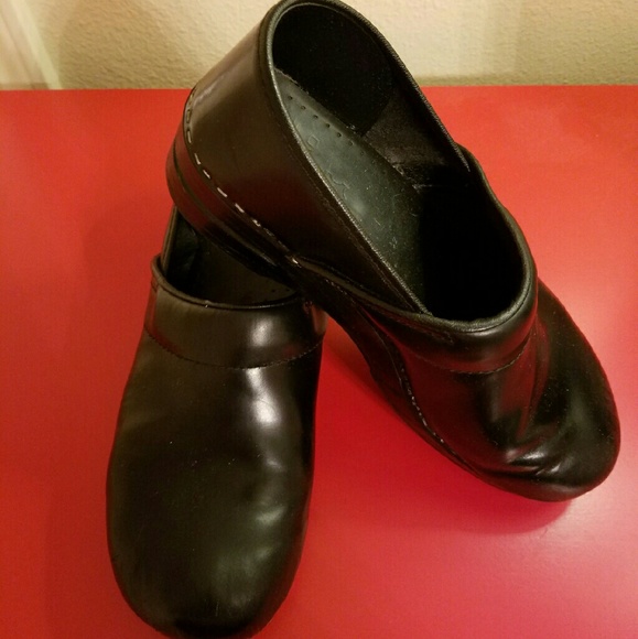 Dansko Black Clogs