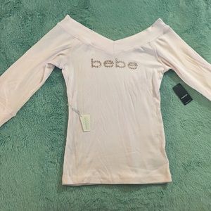 bebe Tops - Bebe Graphic Top bebe Tops - Bebe Graphic Top
