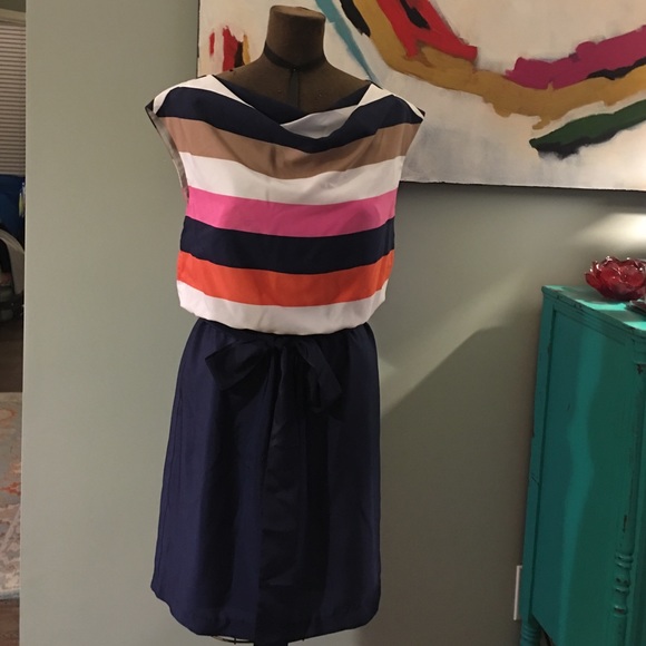 Striped dress Eliza J size 6