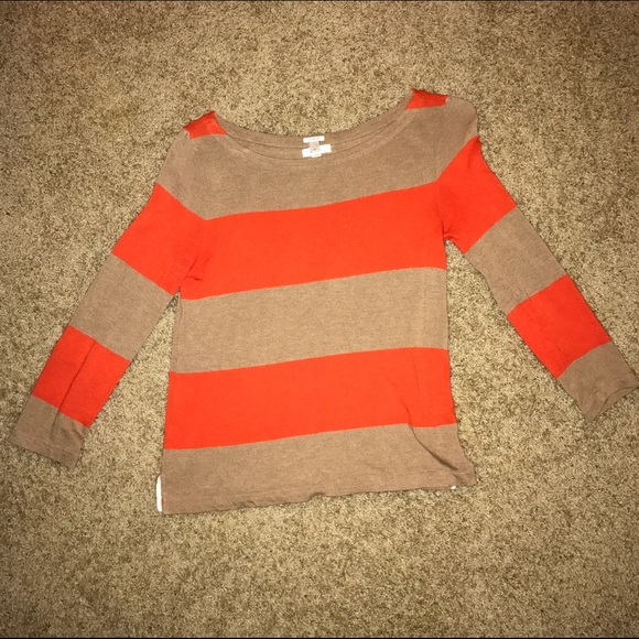 J. Crew Knit Striped Top