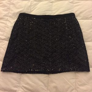 Sequined J. Crew Mini Skirt