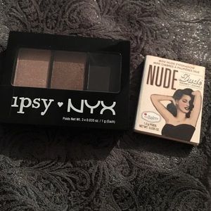 Nyx and The Balm shadows