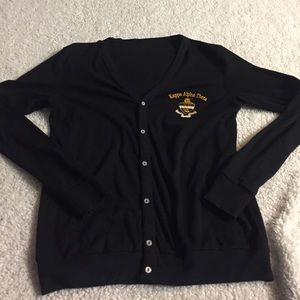 Theta Crested Cardigan