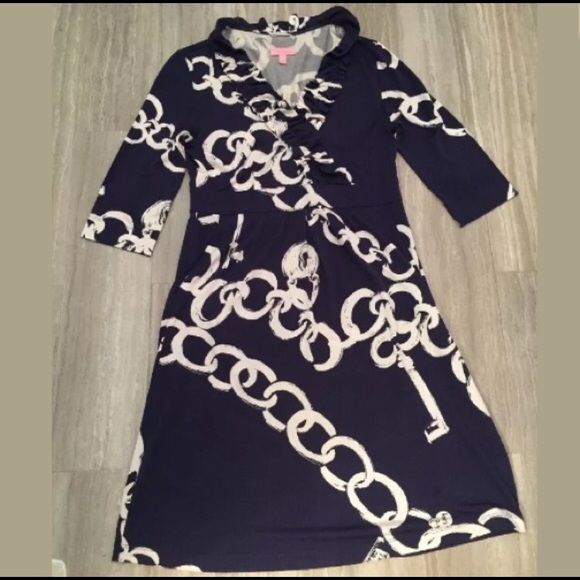 Navy and white Lilly dress!