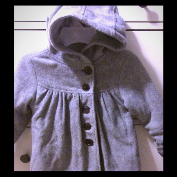 Old Navy fleece girls winter jacket lined 5T ❤️‼️