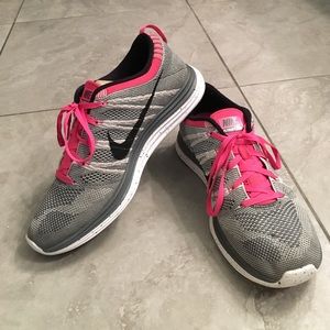 Nike flyknit one lunarlon running sneakers