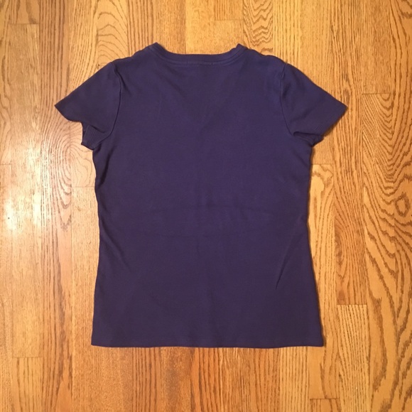 ❗️SOLD❗️Isaac Mizrahi Navy Tee - Picture 3 of 3