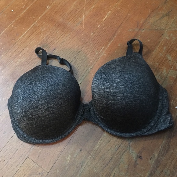 Gray Victoria secret perfect shape bra