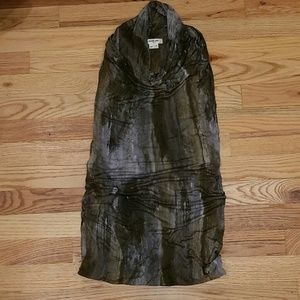 Helmut lang printed racer back long tank- sz xs