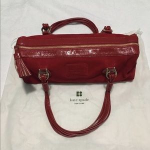 Kate Spade New York Suede & Leather Handle Bag
