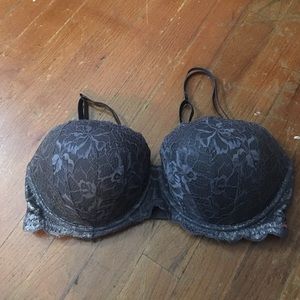 Gray Lacey Pink by VS bra