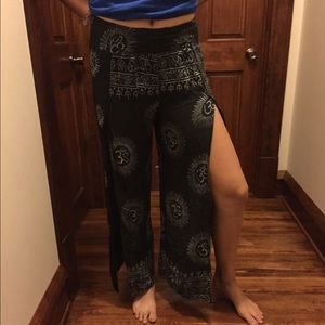 Split legged pants