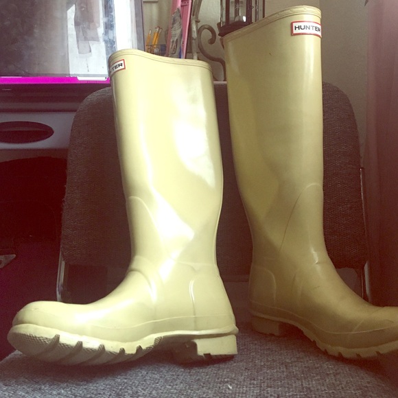 Hunter original Cream Rainboots