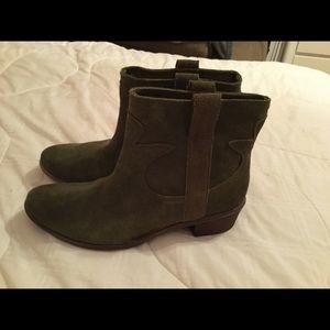 Lucky Brand Slip On Ankle Boots