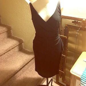 Sexy Wrap-Style Cocktail Dress