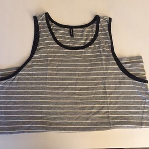 RVCA striped tank top men's