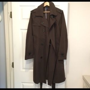 Gap brown trench coat:-)
