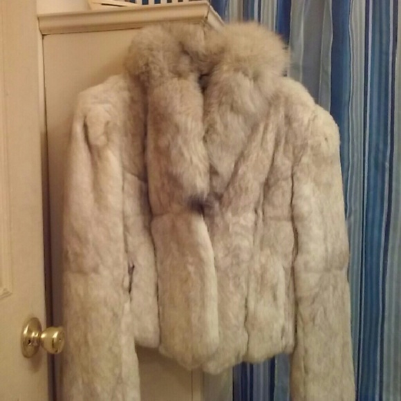 Genuine Rabbit Fur Coat