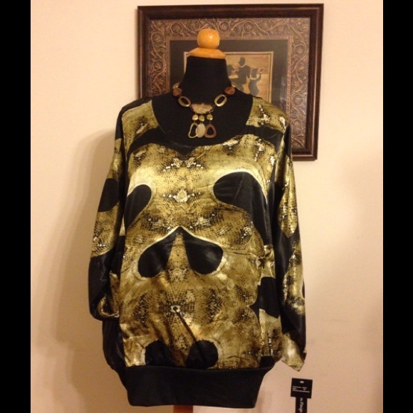 Plus Madison Paige Blouse