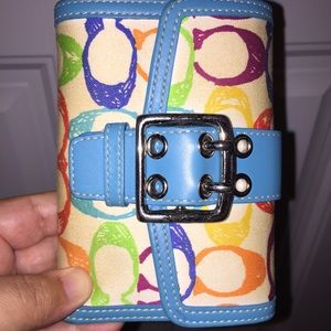 Coach colorful Cs wallet