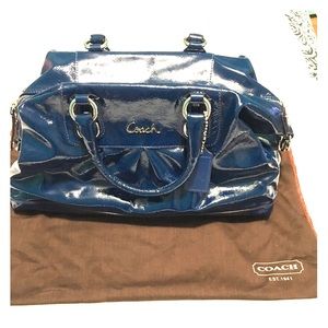 Coach Patent Leather Ashley Satchel