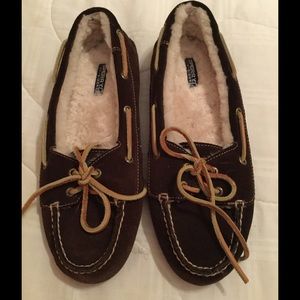 Sperry Suede Mocs Size 8