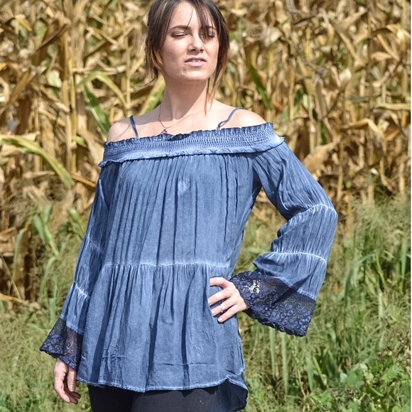 🎉 HP Style Icons🎉 💕Boho Beauty Lace Tunic💕 - Picture 4 of 4