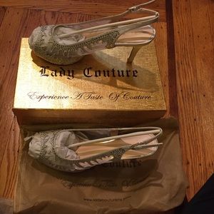 Never worn Lady Couture Spicy silver size 40.