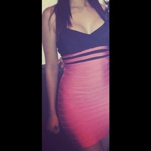 Bebe bandage dress