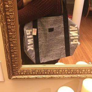 Black & Gray, Pink Gym Bag