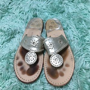 Platinum Jack Rogers Sandals