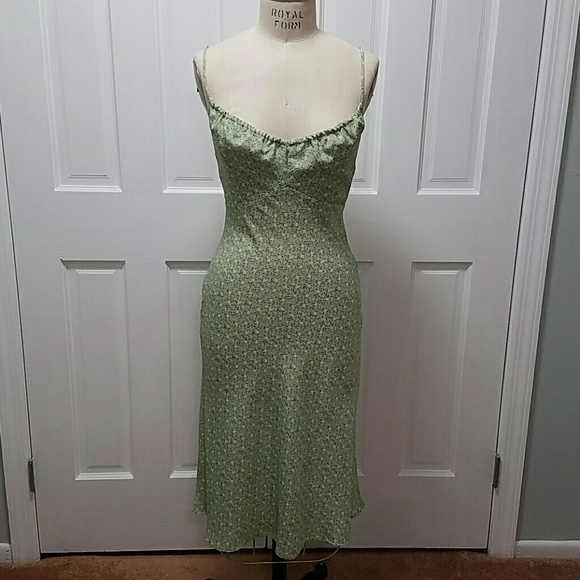 Express crepe ditsy print dress