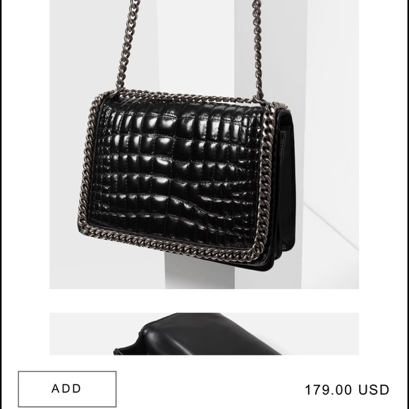 Zara chain shoulder bag