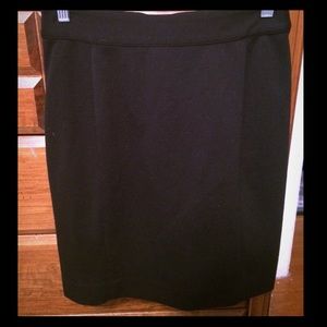 Black LOFT pencil skirt