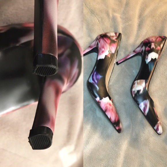 🚫Sold🚫Nine West flower print pump / floral heels - Picture 4 of 4