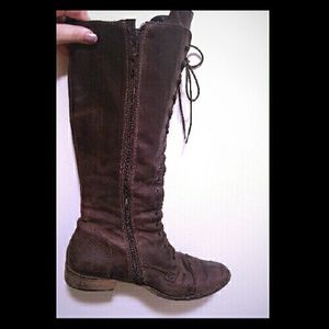 Charles David lace up boots