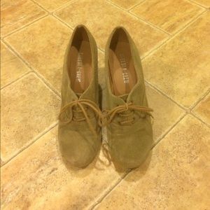 Chelsea Crew leather oxford booties